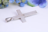 35 mm Long Crucifix, Made From Solid Cast Silver
