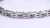 Gents Steel Bike Chain Bracelet, Made from solid Steel, 8.50 Inches Long and 7 mm Wide