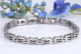 Gents Steel Bike Chain Bracelet, Made from solid Steel, 8.50 Inches Long and 7 mm Wide