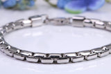 Gents Cuban Steel Bracelet, Made from solid Steel, 8.50 Inches Long and 5 mm Wide