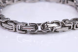 Gents Cuban Steel Bracelet, Made from solid Steel, 8.50 Inches Long and 6 mm Wide