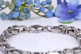Gents Cuban Steel Bracelet, Made from solid Steel, 8.50 Inches Long and 6 mm Wide