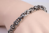 Gents Cuban Steel Bracelet, Made from solid Steel, 8.50 Inches Long and 6 mm Wide