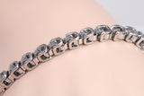 5 mm wide Cuban Steel Bracelet, Made from solid Steel, 8.50 Inches Long and 5 mm Wide