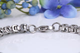 5 mm wide Cuban Steel Bracelet, Made from solid Steel, 8.50 Inches Long and 5 mm Wide
