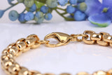 Cuban Steel Bracelet, Made from solid Steel, IP Gold Plated, measures 8.50 Inches Long and 8 mm Wide