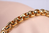 Cuban Steel Bracelet, Made from solid Steel, IP Gold Plated, measures 8.50 Inches Long and 8 mm Wide