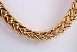 Cuban Chunky Steel Necklace, Made from solid Steel, IP Gold Plated, 5 mm Wide and available in two lengths