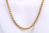 Steel Belcher Necklace, Made from solid Steel, IP Gold Plated, 4 mm Wide and available in two lengths