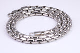 Chunky Cuban Steel Necklace, Made from solid Steel, 5 mm Wide and available in two lengths