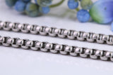 Chunky Belcher Steel Necklace, Made from solid Steel, 5 mm Wide and available in two lengths