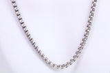 Chunky Belcher Steel Necklace, Made from solid Steel, 5 mm Wide and available in two lengths
