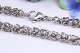 Chunky Cuban Steel Necklace, Made from solid Steel, 5 mm Wide and available in two lengths
