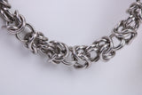 Chunky Cuban Steel Necklace, Made from solid Steel, 5 mm Wide and available in two lengths