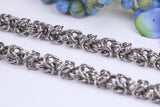 Chunky Cuban Steel Necklace, Made from solid Steel, 5 mm Wide and available in two lengths