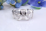 23 mm Wide Buckle ring, made from solid cast silver, British Hallmarked