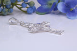 Large 42 mm Long Celtic Cross, Made From Solid Cast Silver