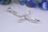 44 mm Long, Large Sterling Silver Cross, Made From Solid Cast Silver, British Hallmarked