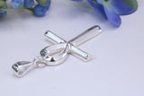 Large 43 mm Long Ankh Cross, Made From Solid Cast Silver, British Hallmarked