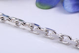 Heavy Bracelet, made from solid Sterling Silver, 8.50 Inches Long x 5 mm wide, Good Weighty Feel to this Bracelet