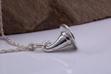 Wizard Hat Charm Necklace, made from solid cast Silver, complete with Silver Chain