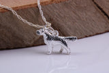 Pointer Dog Charm Necklace, made from solid cast Silver, complete with Silver Chain