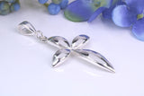 44 mm Long, Large Sterling Silver Cross, Made From Solid Cast Silver, British Hallmarked