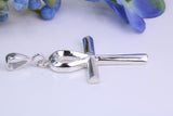 Large 43 mm Long Ankh Cross, Made From Solid Cast Silver, British Hallmarked