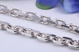 Heavy Bracelet, made from solid Sterling Silver, 8.50 Inches Long x 5 mm wide, Good Weighty Feel to this Bracelet