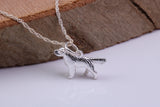 Pointer Dog Charm Necklace, made from solid cast Silver, complete with Silver Chain