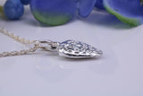 Strawberry Charm Necklace, made from solid cast Silver, complete with Silver Chain