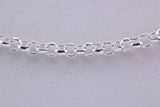 Heavy Belcher Chain, made from solid Sterling Silver, Nice Weighty Feel, 2.5 mm wide and comes in option of two lengths