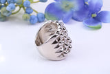 Large Keepers Ring, made from solid 925 grade cast sterling silver,