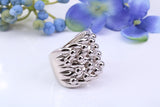 Large Keepers Ring, made from solid 925 grade cast sterling silver,