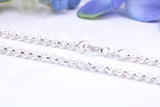 Natural Ruby set Very Large 50 mm Long Chunky Cross, Complete with Silver Chain, Made From Solid Cast Silver, British Hallmarked