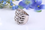 Large Keepers Ring, made from solid 925 grade cast sterling silver,
