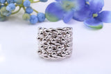Large Keepers Ring, made from solid 925 grade cast sterling silver,