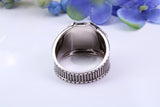Royal Flush Playing Cards Ring, made from solid Silver, chunky looking Ring