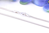 Large 55 mm Long Cubic Zirconia set Cross Necklace, made from solid Sterling Silver, Complete with Heavy Belcher Chain