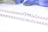 Natural Rubies set Large 50 mm Long Chunky Cross, Made From Solid Cast Silver, Complete with Belcher Chain, British Hallmarked