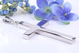 Very Large and Heavy 73 mm Long Chunky Cross, Made From Solid Cast Silver, Optional Silver Chain, British Hallmarked