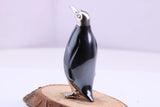 Penguin Miniature Figurine, 34 mm Tall, Made from Cast 925 Grade Sterling Silver with British Hallmark