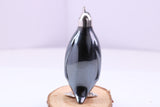 Penguin Miniature Figurine, 34 mm Tall, Made from Cast 925 Grade Sterling Silver with British Hallmark