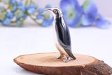 Small Penguin Miniature Figurine, 25 mm Tall, Made from Cast 925 Grade Sterling Silver with British Hallmark