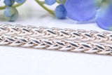 Heavy 16 inch Chain, Cuban Style Chain Links, made from solid Sterling Silver, 16 Inches Long x 5 mm wide, British Hallmarked
