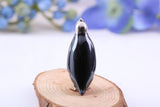 Small Penguin Miniature Figurine, 25 mm Tall, Made from Cast 925 Grade Sterling Silver with British Hallmark