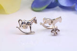 Rocking Horse Stud Earrings Made from 925 Grade Sterling Silver