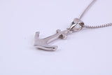 Anchor Necklace, made from solid Sterling Silver