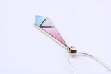 Mother of Pearl Pendant, Made from Solid Cast 9ct White Gold