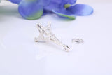 Eiffel Tower Charm, Traditional Charm, Made from Solid 925 Grade Sterling Silver, Complete with Attachment Link